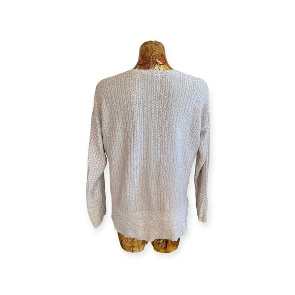 Eight eight eight sweater cream large long sleeve cotton - Picture 4 of 9